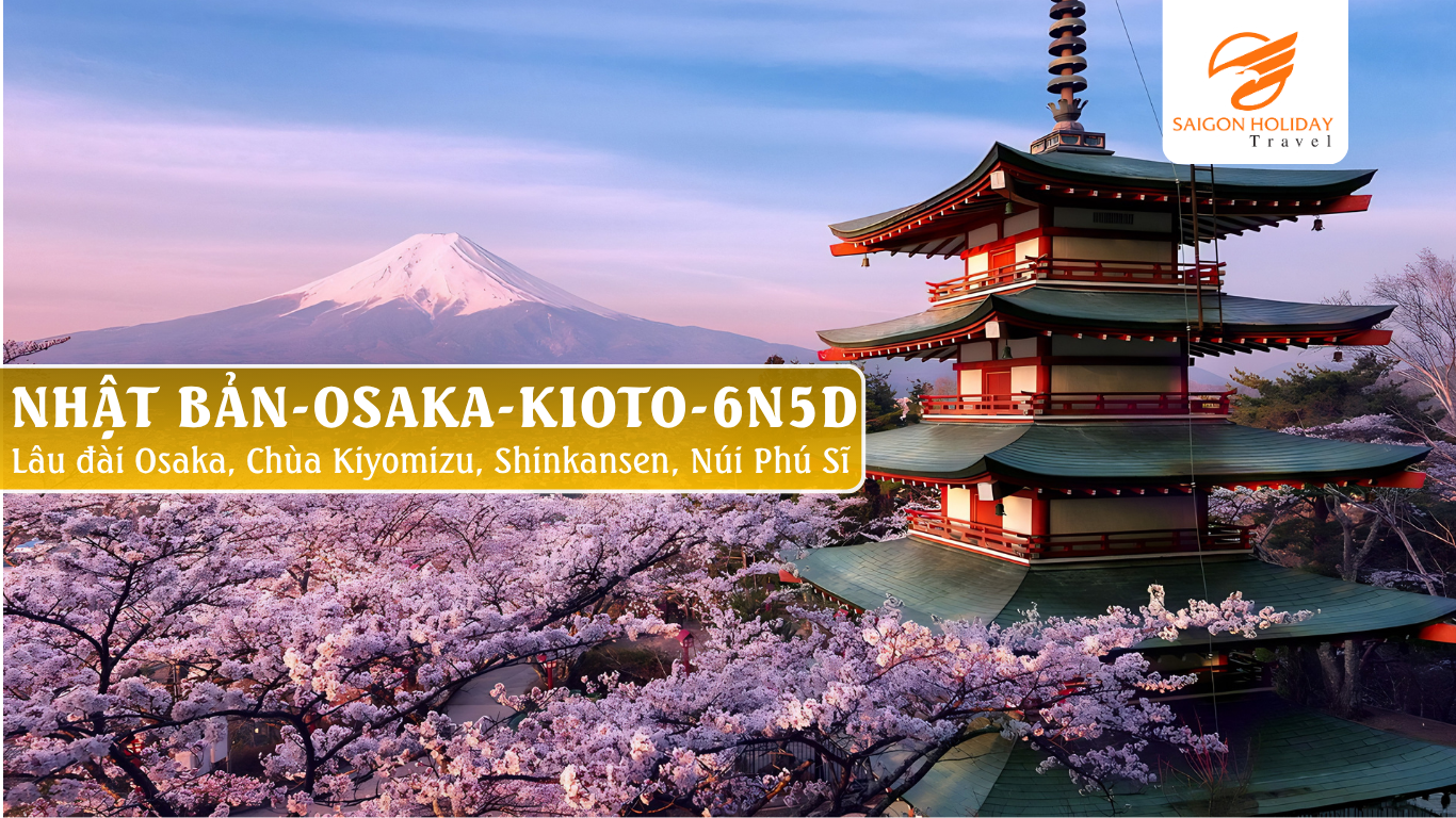 Lâu đài Osaka, Chùa Kiyomizu, Shinkansen, Núi Phú Sĩ