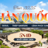 Tour Hàn Quốc 5N4Đ khám phá xứ sở Kim Chi với những cung điện cổ kính, cảnh quan nổi tiếng và văn hóa đặc sắc.