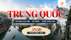 Tour Trương Gia Giới – Phượng Hoàng Cổ Trấn – Thiên Môn Sơn 5N4Đ khám phá kỳ quan thiên nhiên hùng vĩ và nét đẹp cổ kính của Trung Quốc.