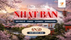 Hành trình 6N5Đ đưa du khách khám phá vẻ đẹp của Nhật Bản qua những thành phố nổi tiếng, nét văn hóa truyền thống và cảnh sắc đặc trưng của xứ sở Hoa Anh Đào.
