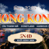 Hong Kong 5N4Đ khám phá Cảng Thơm Phương Đông với những biểu tượng nổi tiếng, khu mua sắm sầm uất và cảnh quan hiện đại.