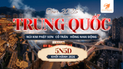 Tour Trùng Khánh Trung Quốc 3N2D khám phá thành phố 8D nổi tiếng với kiến trúc độc đáo, tàu điện xuyên tòa nhà và cảnh quan hiện đại.