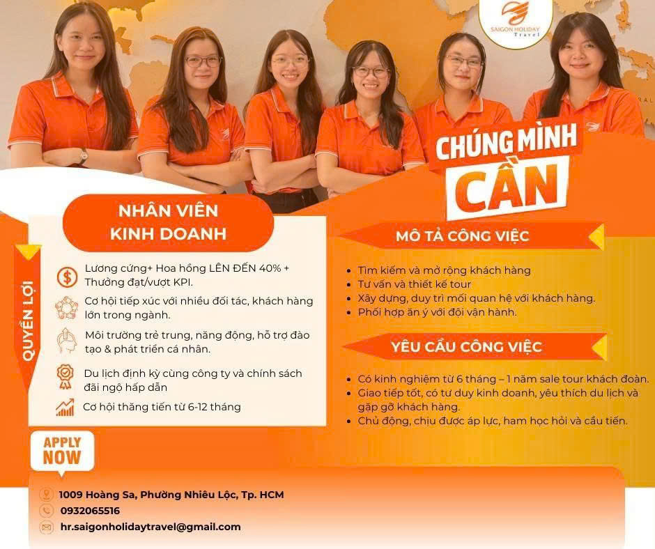 Tuyển dụng nhân viên kinh doanh