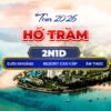 Hồ Tràm nghỉ dưỡng, tận hưởng thiên nhiên biển xanh yên bình