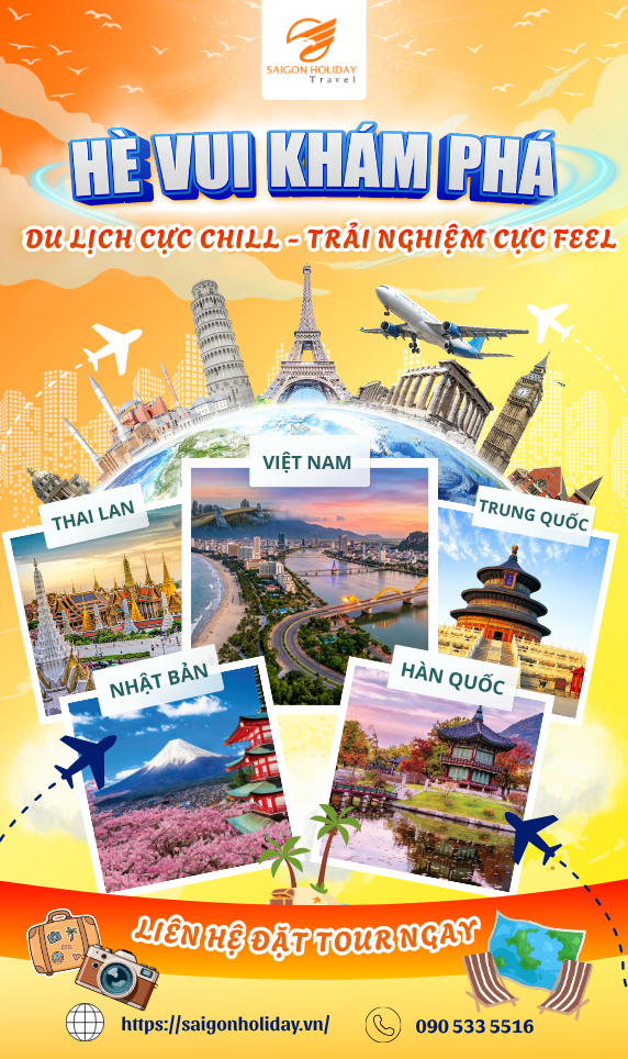 Hè vui khám phá du lịch Châu Á