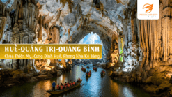 Chỉ với một chuyến đi 5N4D, bạn sẽ được check-in trọn gói các tọa độ hot nhất miền Trung: dạo bước giữa cố đô Huế trầm mặc, nghiêng mình trước Thành cổ Quảng Trị, thám hiểm thiên đường hang động Quảng Bình và lắng đọng cảm xúc tại làng Sen quê Bác.
