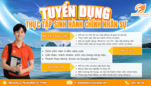 Tuyển dụng thực tập sinh hành chính nhân sự, tuyển dụng hành chính nhân sự