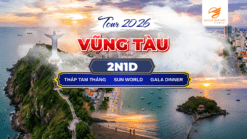 Hành trình khám phá Vũng Tàu mang đến trải nghiệm nghỉ dưỡng bên biển xanh, không khí trong lành cùng nhiều hoạt động vui chơi, ẩm thực và check-in hấp dẫn, lý tưởng cho chuyến đi thư giãn ngắn ngày.