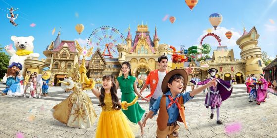 VinWonders là hệ thống khu vui chơi giải trí nổi tiếng với nhiều trò chơi hiện đại, công viên nước và hoạt động hấp dẫn dành cho mọi lứa tuổi.