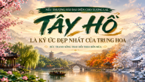 Nếu Thượng Hải đại diện cho tương lai thì Tây Hồ là kí ức đẹp nhất của Trung Quốc