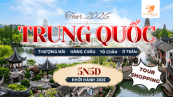 THƯỢNG HẢI HÀNG CHÂU TÔ CHÂU Ô TRẤN: Hành trình khám phá vẻ đẹp Giang Nam từ hiện đại đến cổ kính.