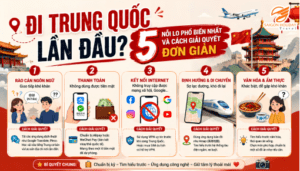 ĐI TRUNG QUỐC LẦN ĐẦU? ĐÂY LÀ 5 NỖI LO PHỔ BIẾN NHẤT VÀ CÁCH GIẢI QUYẾT ĐƠN GIẢN
