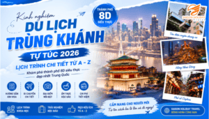 Khám phá thành phố 8D: Cẩm nang và lịch trình du lịch Trùng Khánh tự túc chi tiết