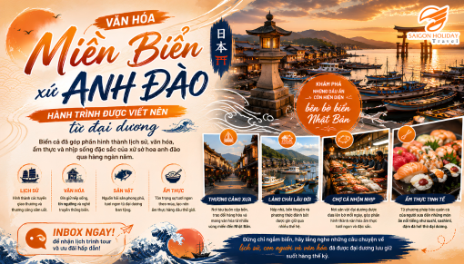 Văn Hóa Miền Biển Nhật Bản 6N5Đ – Hành Trình Được Viết Nên Từ Đại Dương