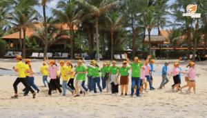 Team building bãi biển cho doanh nghiệp