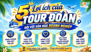 5 lợi ích của tour đoàn đối với văn hóa doanh nghiệp