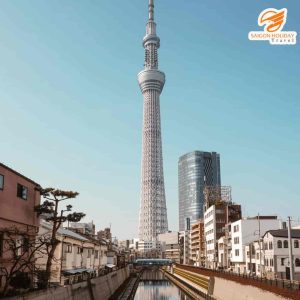 Tokyo có gì chơi - Tháp Tokyo Skytree biểu tượng của thành phố
