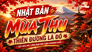 Trải nghiệm Nhật Bản mùa thu 2026: Khi xứ Phù Tang sang mùa lá đỏ