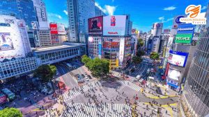Tokyo có gì chơi - Ngã tư đi bộ Shibuya Crossing nhộn nhịp