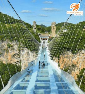 5 ngày ở Trung Quốc - Cầu kính Đại Hiệp Cốc tại Trương Gia Giới