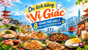 DU LỊCH BẰNG VỊ GIÁC: 8 THÀNH PHỐ CHÂU Á DÀNH CHO TÍN ĐỒ MÊ ĂN UỐNG