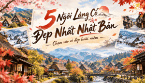 5 NGÔI LÀNG CỔ ĐẸP NHẤT NHẬT BẢN DÀNH CHO NGƯỜI YÊU KHÔNG GIAN HOÀI NIỆM