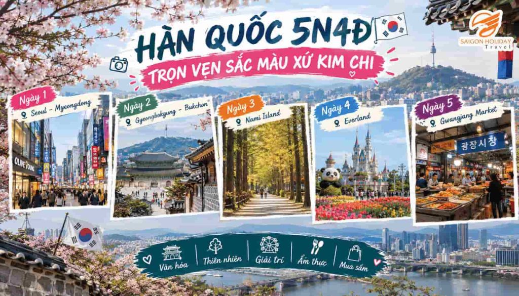 Hàn Quốc 5N4Đ