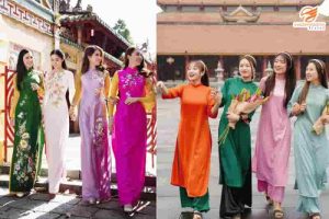 Kimono, Hanfu và Áo dài Việt Nam nhiều màu sắc rực rỡ, trang phục truyền thống duyên dáng của phụ nữ Việt Nam