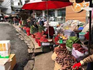 Đà Lạt 3N3Đ - Chợ nông sản Đà Lạt nhộn nhịp với nhiều loại rau củ, trái cây và đặc sản địa phương