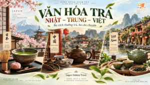 VĂN HÓA TRÀ NHẬT – TRUNG – VIỆT: BA CÁCH THƯỞNG TRÀ, BA CÂU CHUYỆN