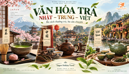 VĂN HÓA TRÀ NHẬT – TRUNG – VIỆT: BA CÁCH THƯỞNG TRÀ, BA CÂU CHUYỆN