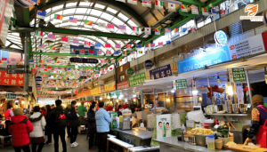 Chợ Gwangjang – điểm đến nổi tiếng với ẩm thực đường phố Seoul