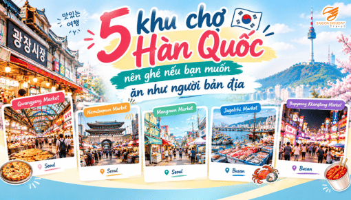 5 khu chợ Hàn Quốc nên ghé nếu bạn muốn ăn như người bản địa